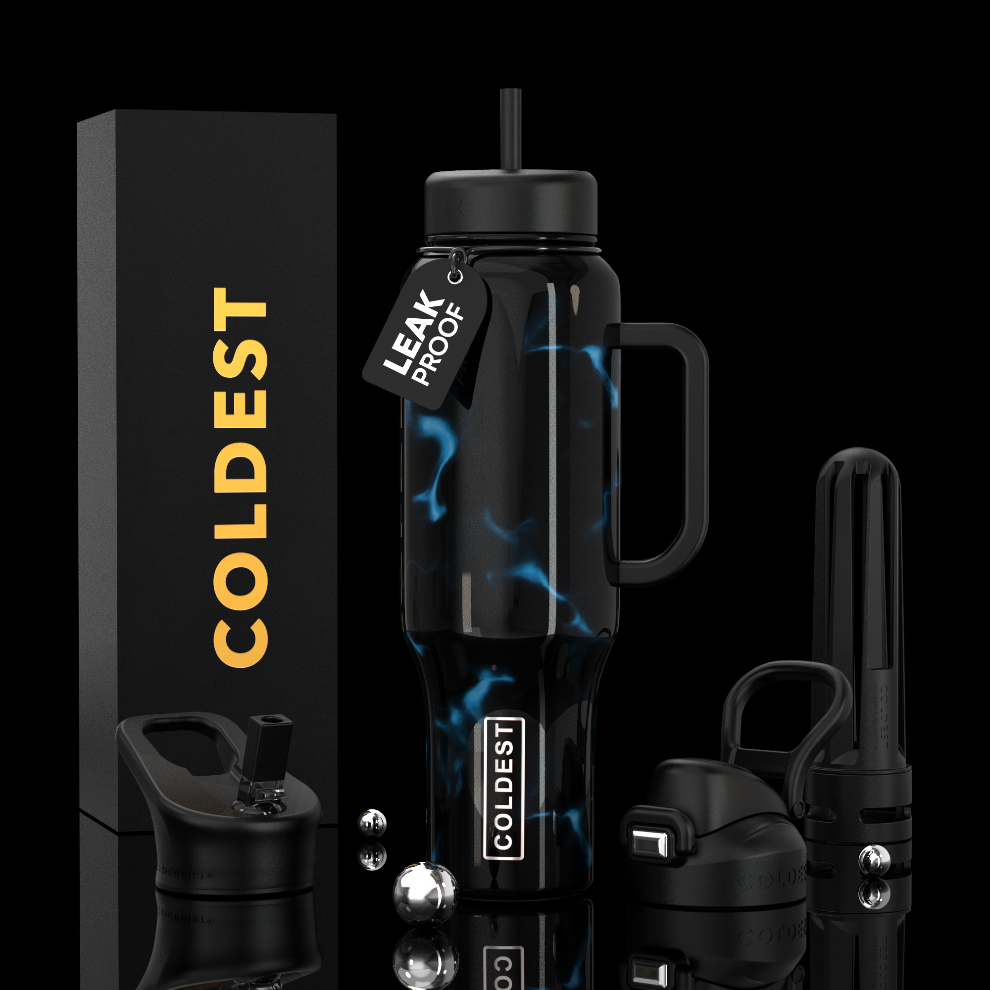 46oz Cold Water Bottle by Coldest