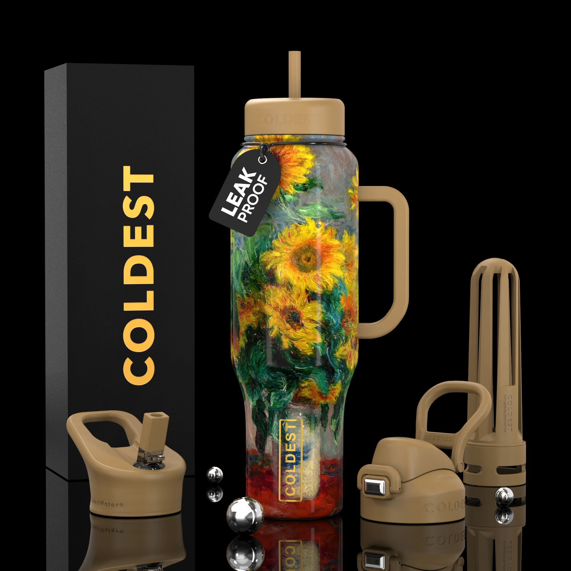 46oz Cold Water Bottle by Coldest