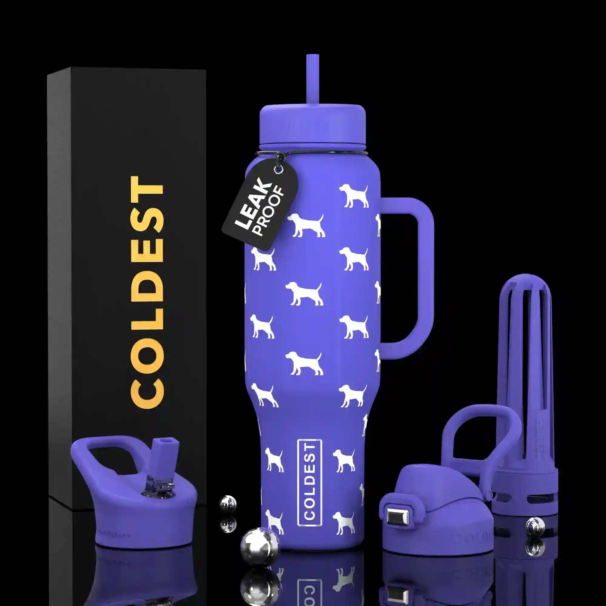 46oz Cold Water Bottle by Coldest