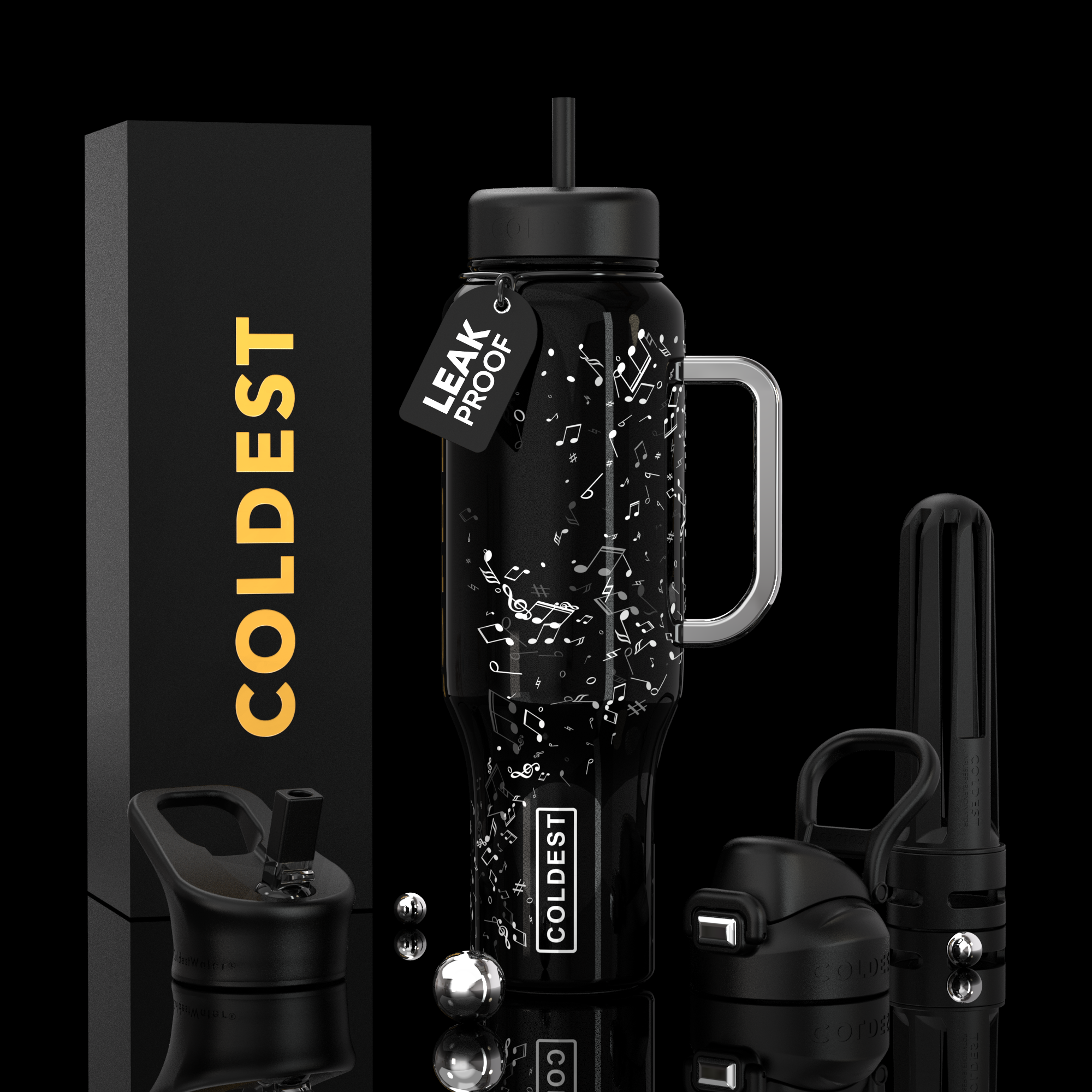 46oz Cold Water Bottle by Coldest