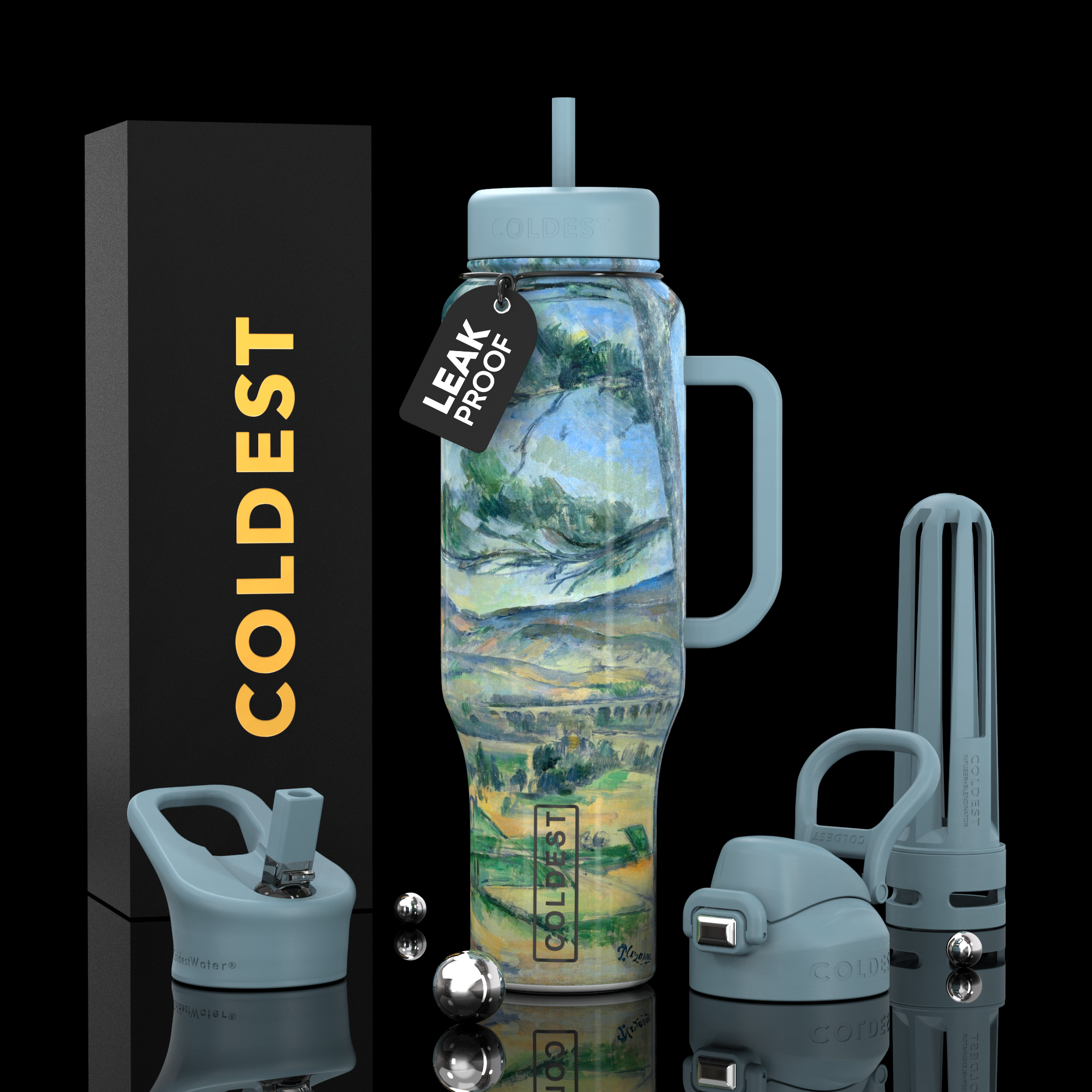 46oz Cold Water Bottle by Coldest