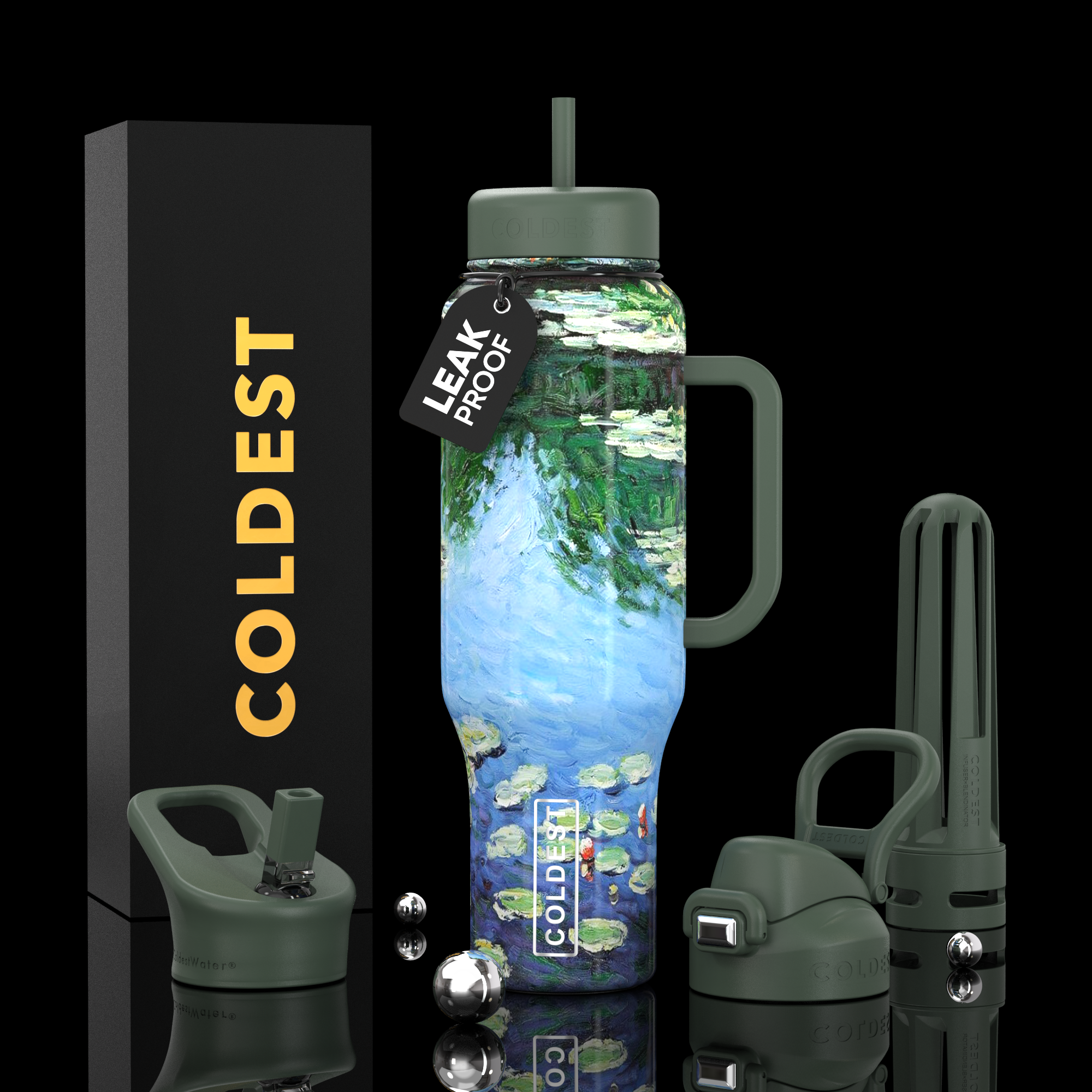46oz Cold Water Bottle by Coldest