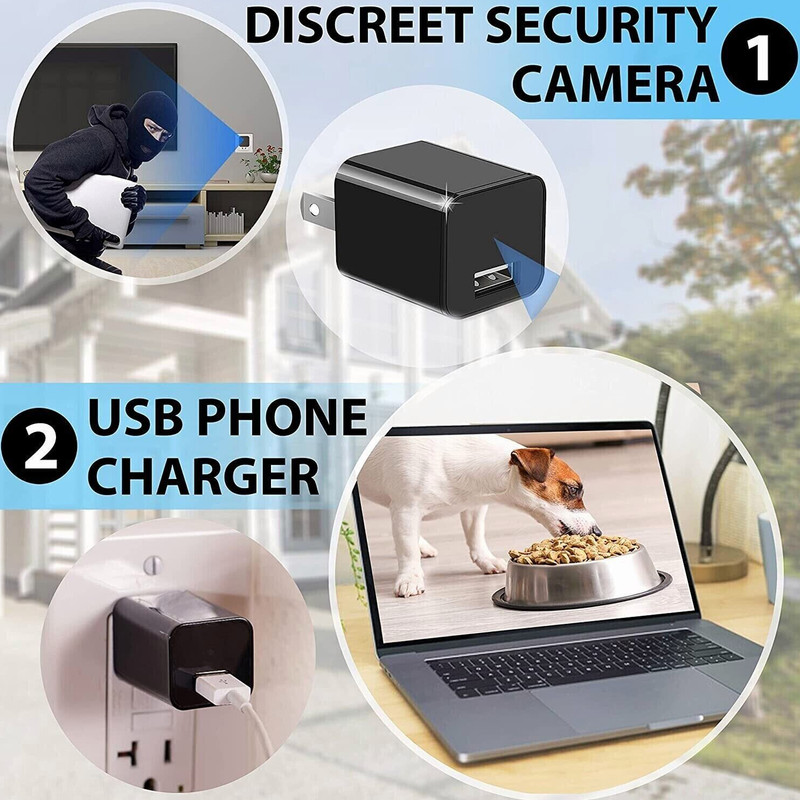 Mini Hidden Camera Home Security Nanny Cam Full HD 1080P DVR Night Vision Audio by DropShop