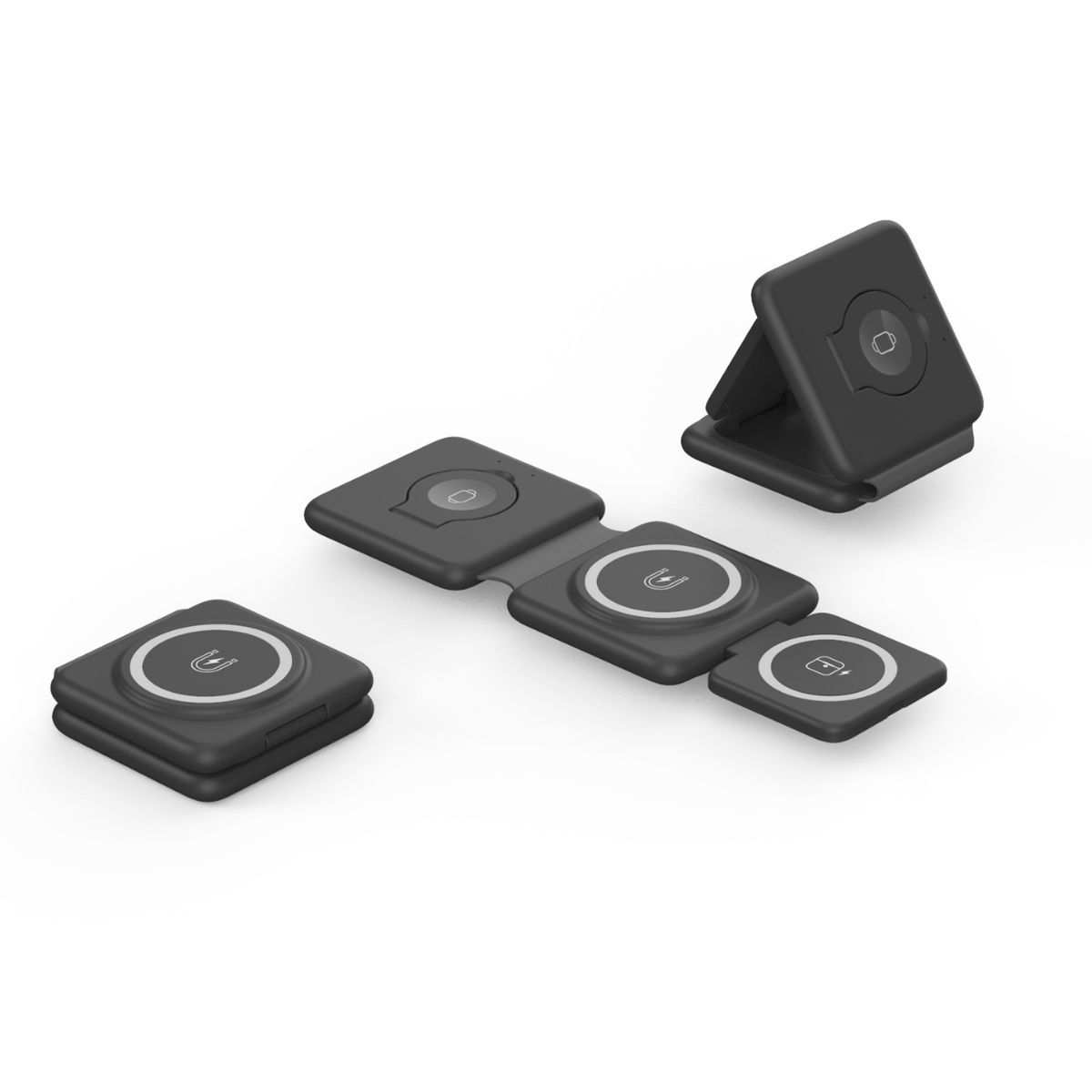 Foldable 3-in-1 Mag Charger by FLIPSTYLEZLLC