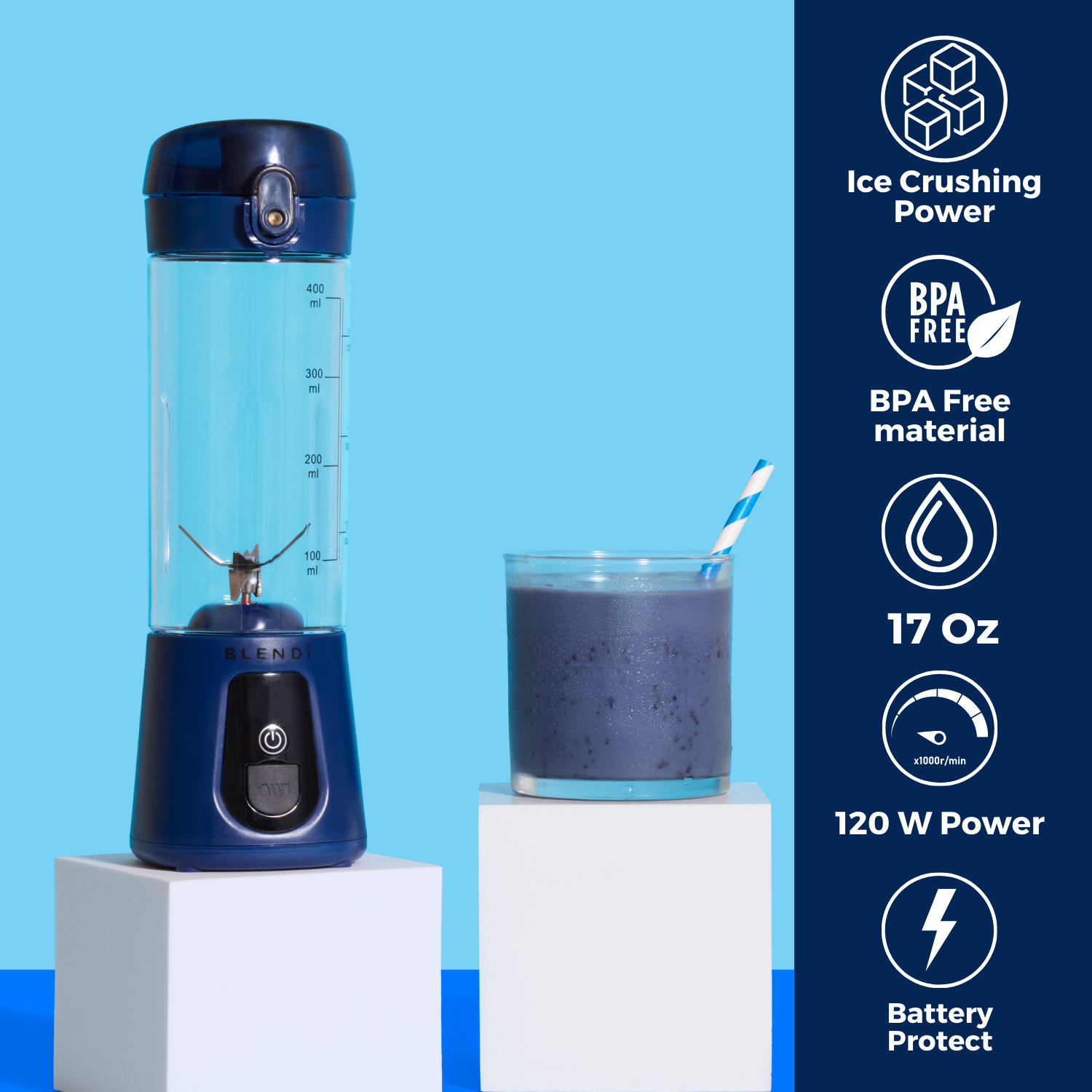 Ice Crushing Travel Blender by BLENDi