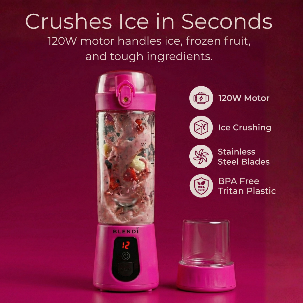 Ice Crushing Travel Blender by BLENDi