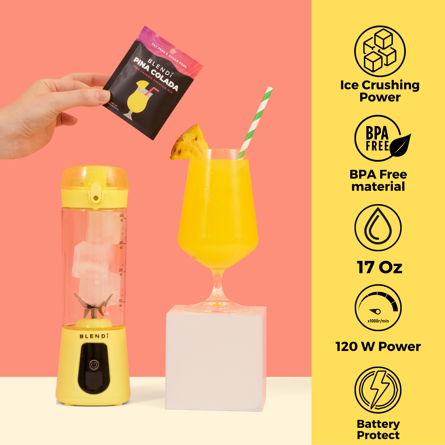 Ice Crushing Travel Blender by BLENDi