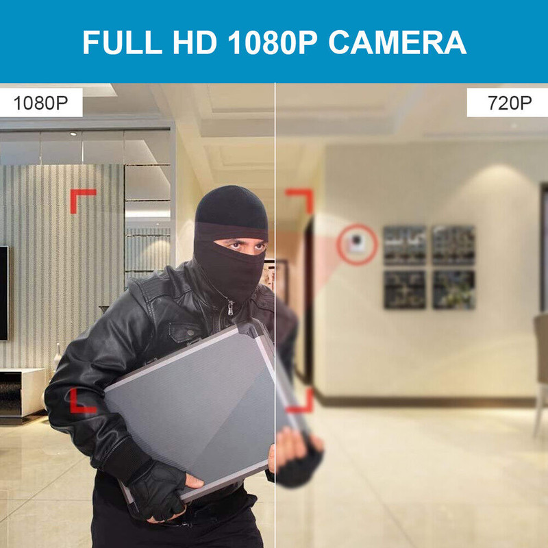Mini Hidden Camera Home Security Nanny Cam Full HD 1080P DVR Night Vision Audio by DropShop