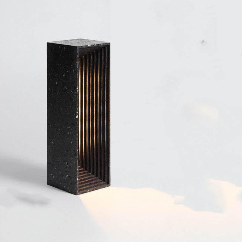 Concrete LED Table Lamp by FLIPSTYLEZLLC