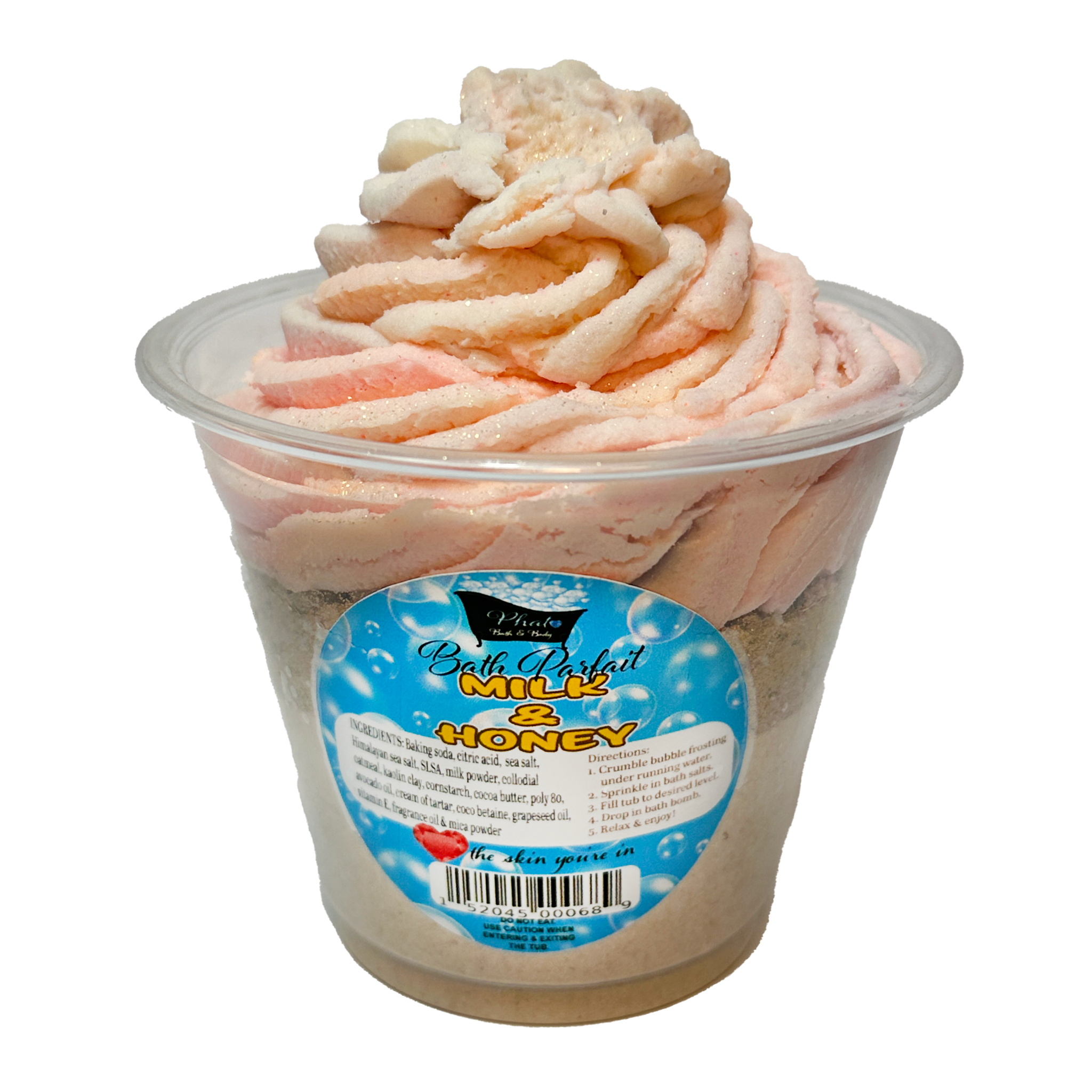 Bath Parfait Bubble Bomb 12oz Bath Salts & Frosting