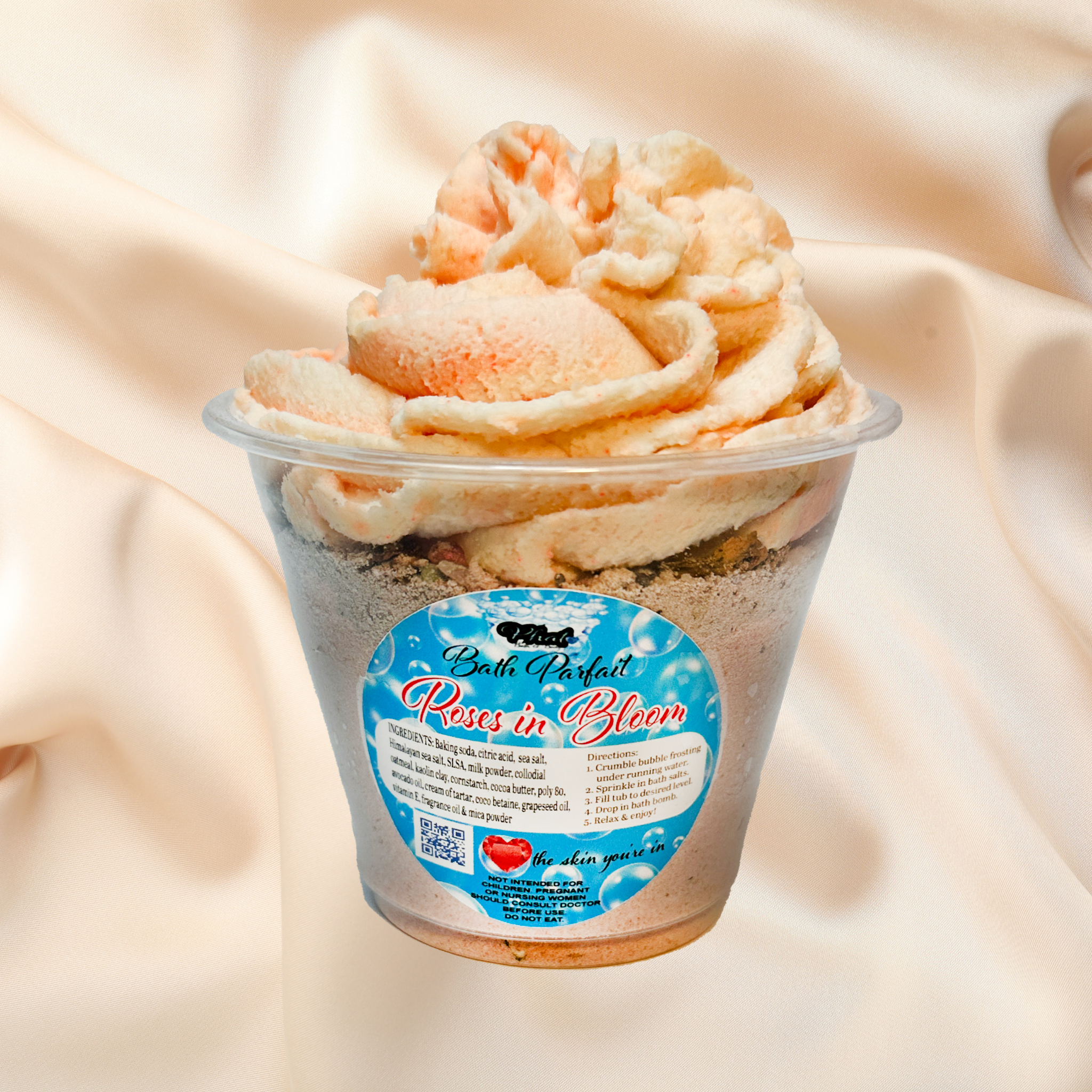 Bath Parfait Bubble Bomb 12oz Bath Salts & Frosting