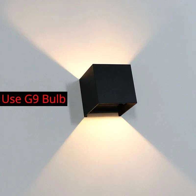 IP65 Aluminum G9 Wall Light by DropShop