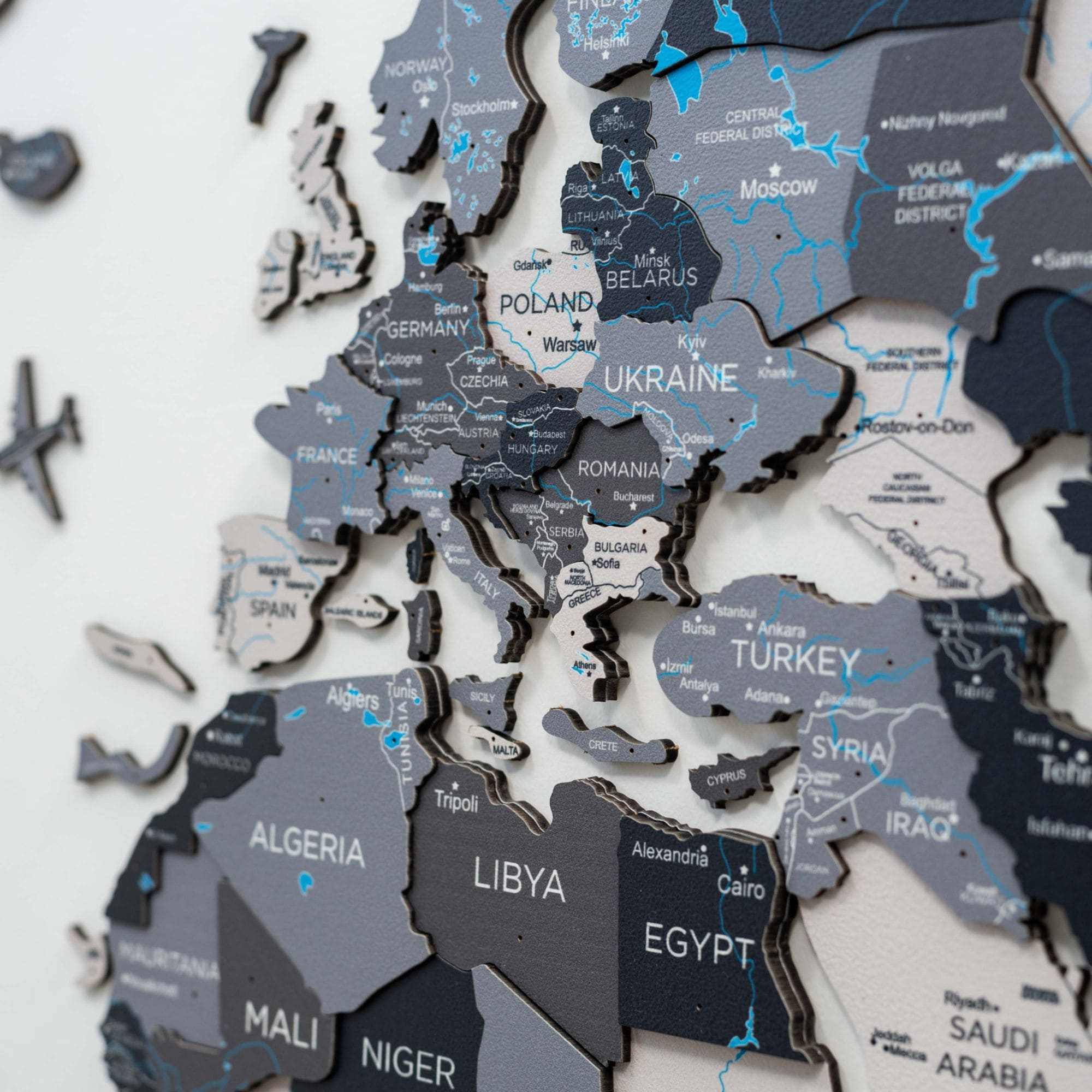 Nordik Wooden World Map by Enjoy The Wood