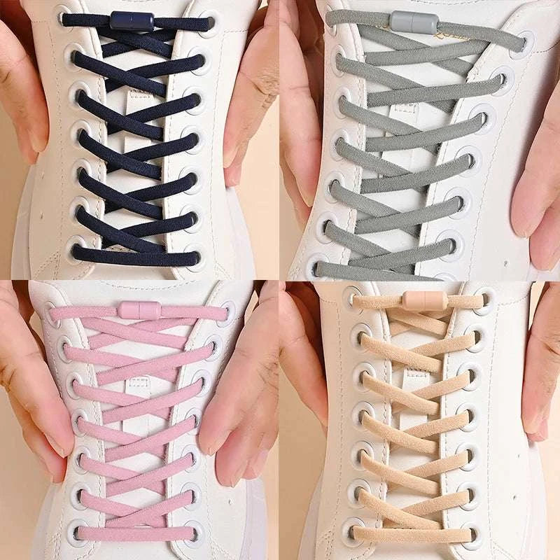 No Tie Shoelaces with Metal Lock for Sneakers by DropShop