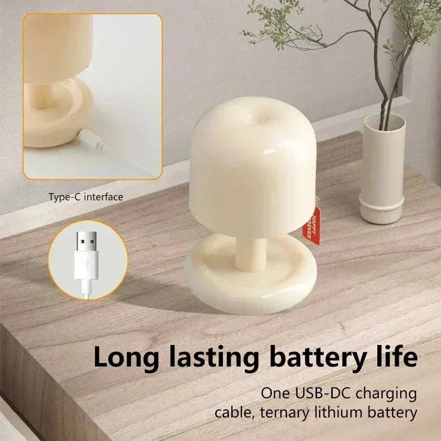 USB Sunset Mushroom Night Light by DropShop