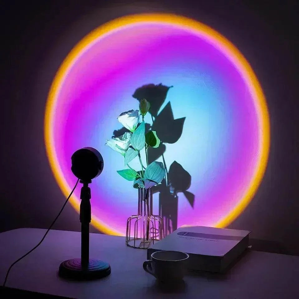 16-Color USB Sunset Projection Lamp by DropShop