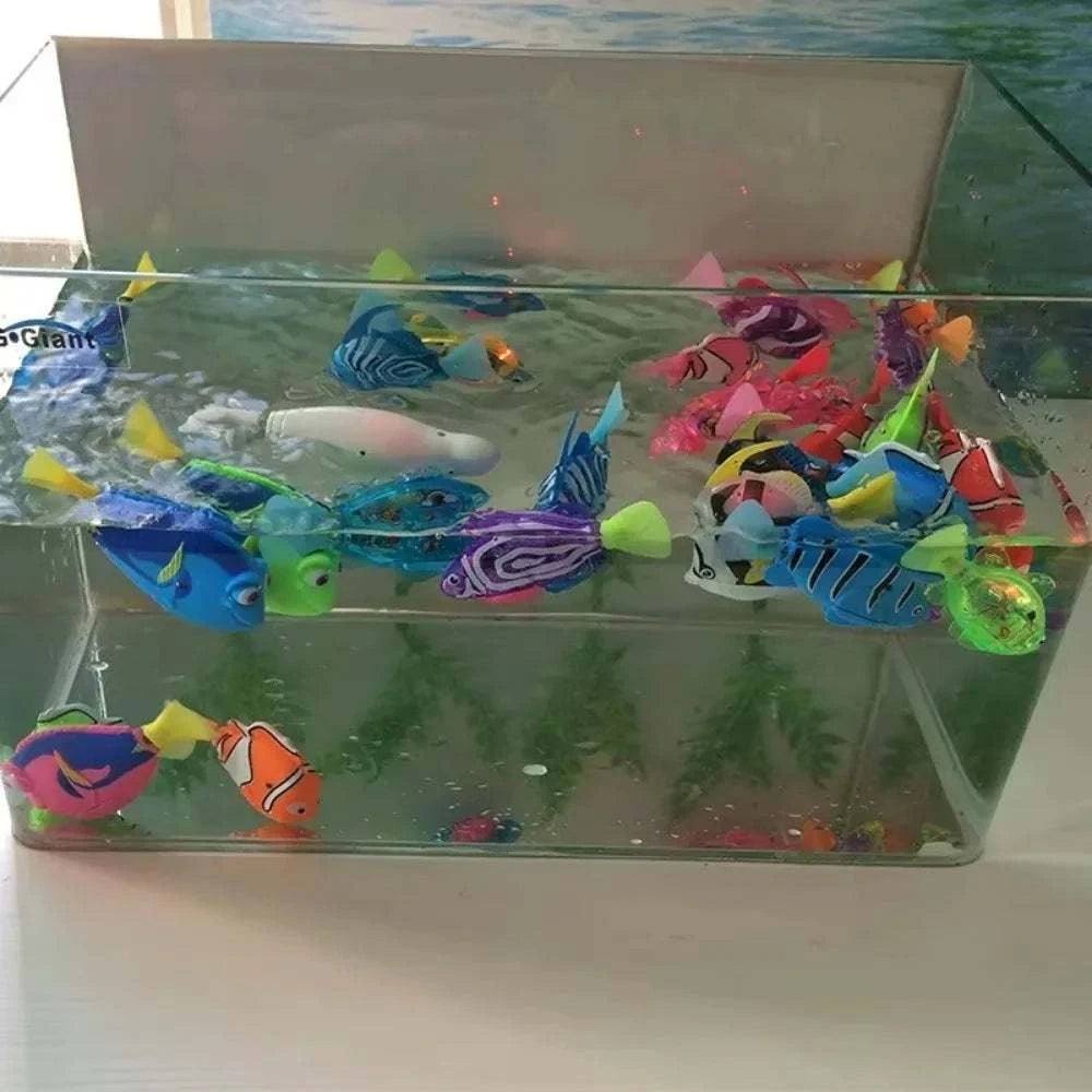 LED Robot Fish Cat Toy by covers4phones