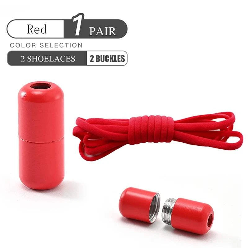 No Tie Shoelaces with Metal Lock for Sneakers by DropShop