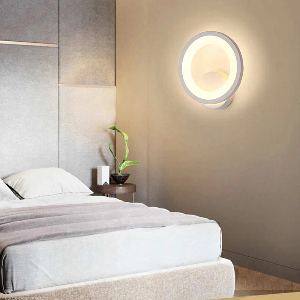 Round LED Iron Wall Sconce by DropShop