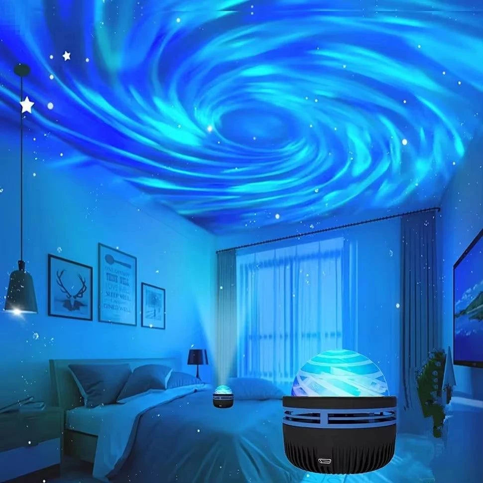 Galaxy Star Projector LED Ocean Wave Night Light by DropShop