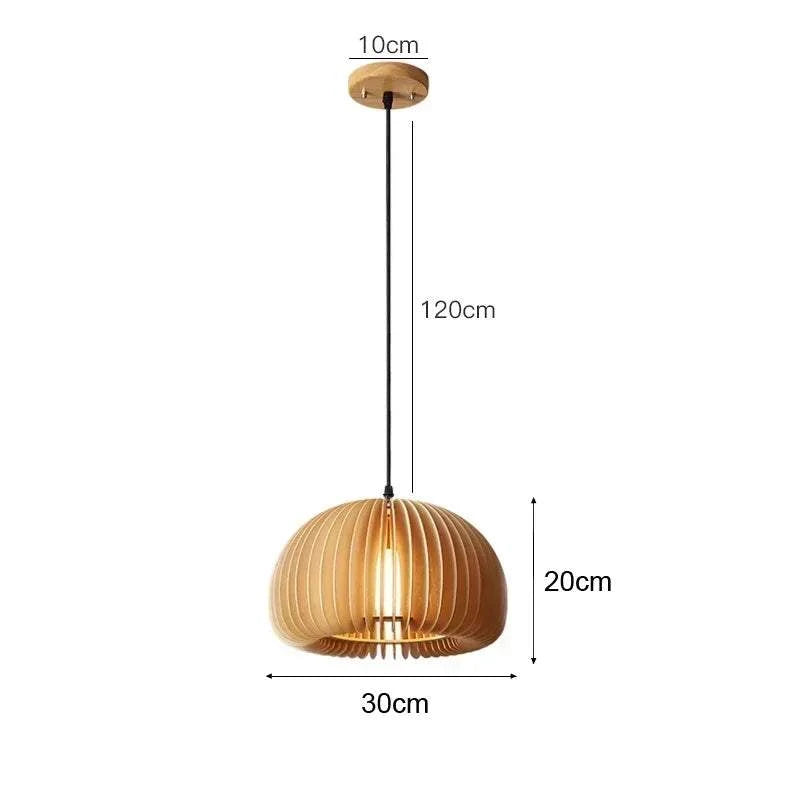 Bamboo Hanging Lamp Rattan Wicker Ceiling Pendant Light by DropShop