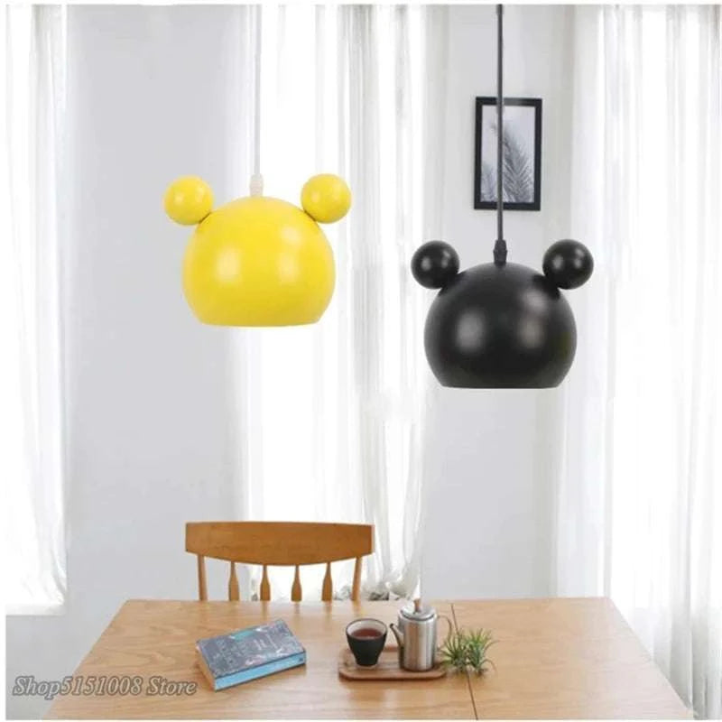 Mickey LED Kids Pendant Light Ceiling Bedroom Lamp