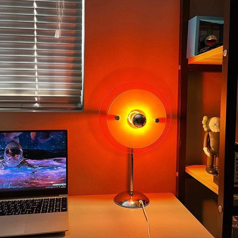 USB Sunset Rainbow Table Lamp by DropShop