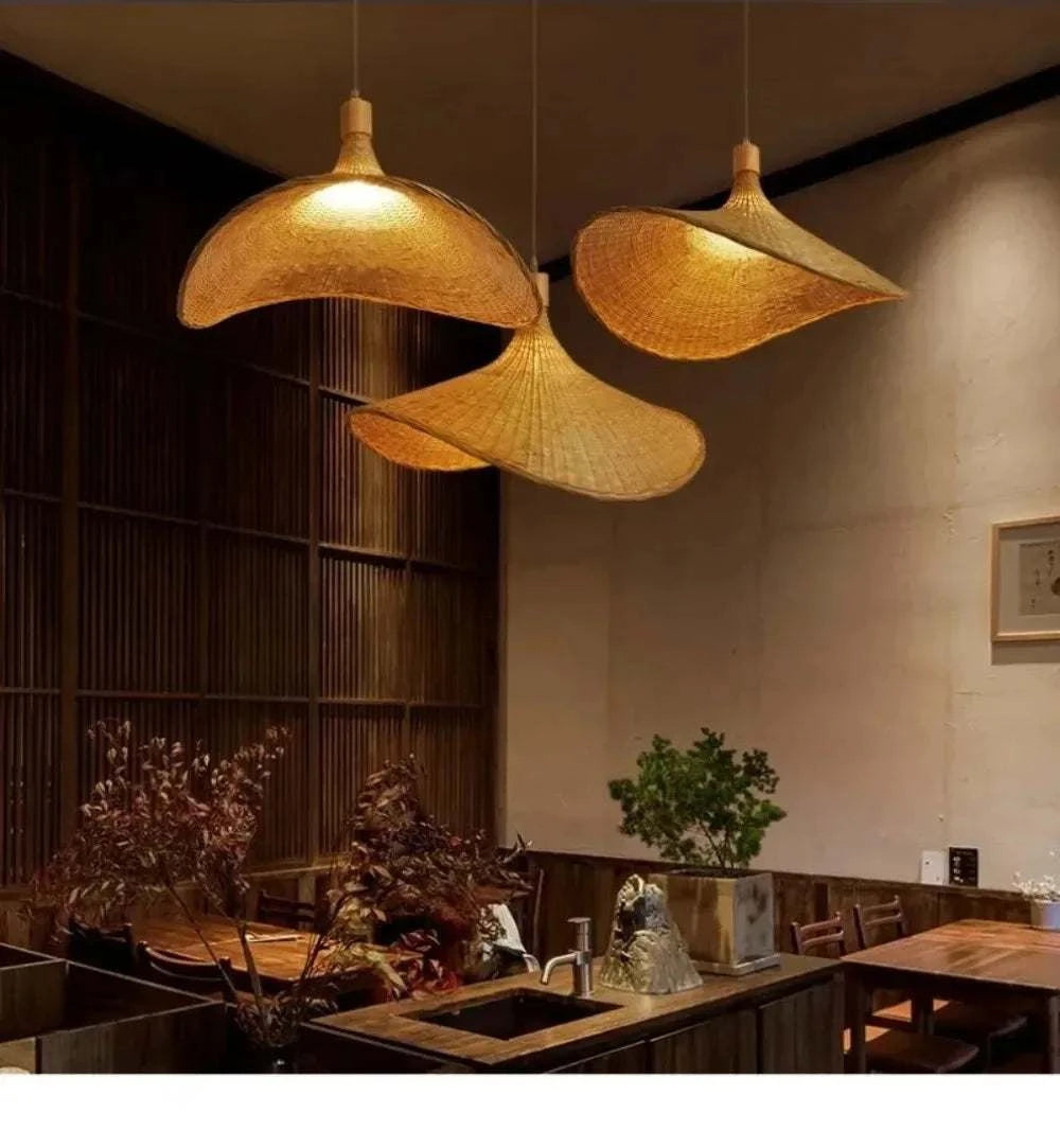 Rattan Bamboo Pendant Light