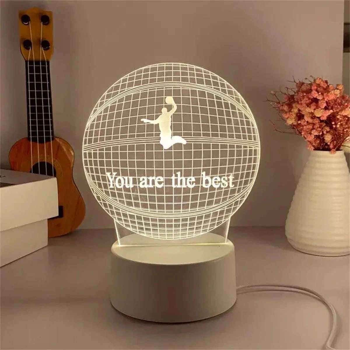Basketball 3D Touch Night Light by DropShop