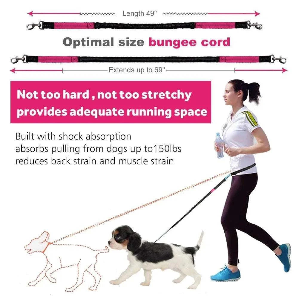 Hands-Free Dog Running Leash by DropShop