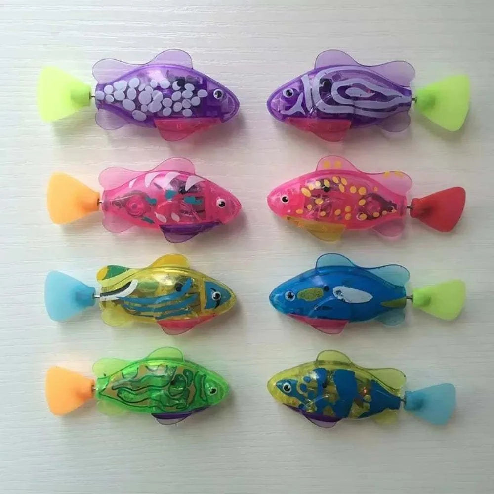 LED Robot Fish Cat Toy by covers4phones