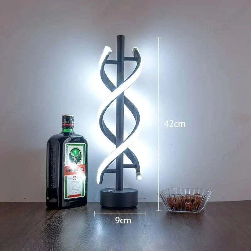 Spiral LED Desk Lamp USB by DropShop