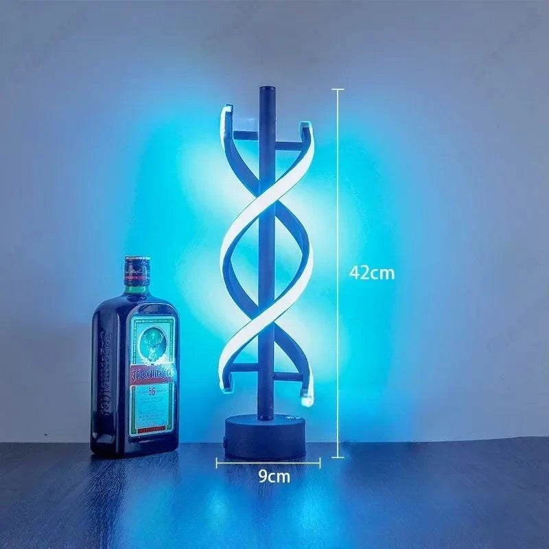 Spiral LED Desk Lamp USB by DropShop