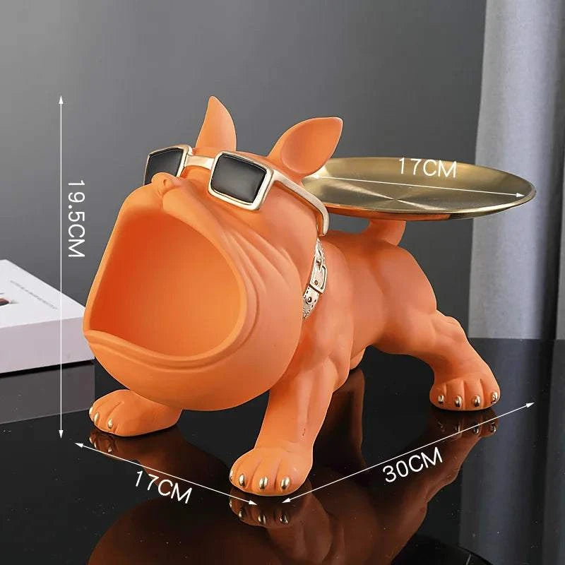 French Bulldog Tray Statue by DropShop