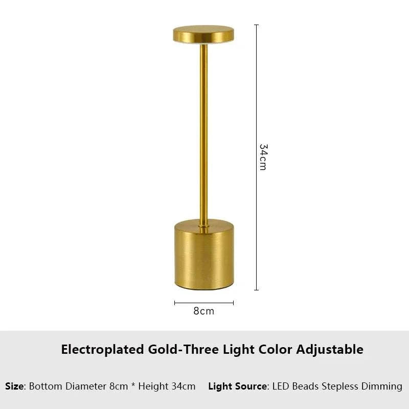 Rechargeable Touch Table Lamp Portable LED Light