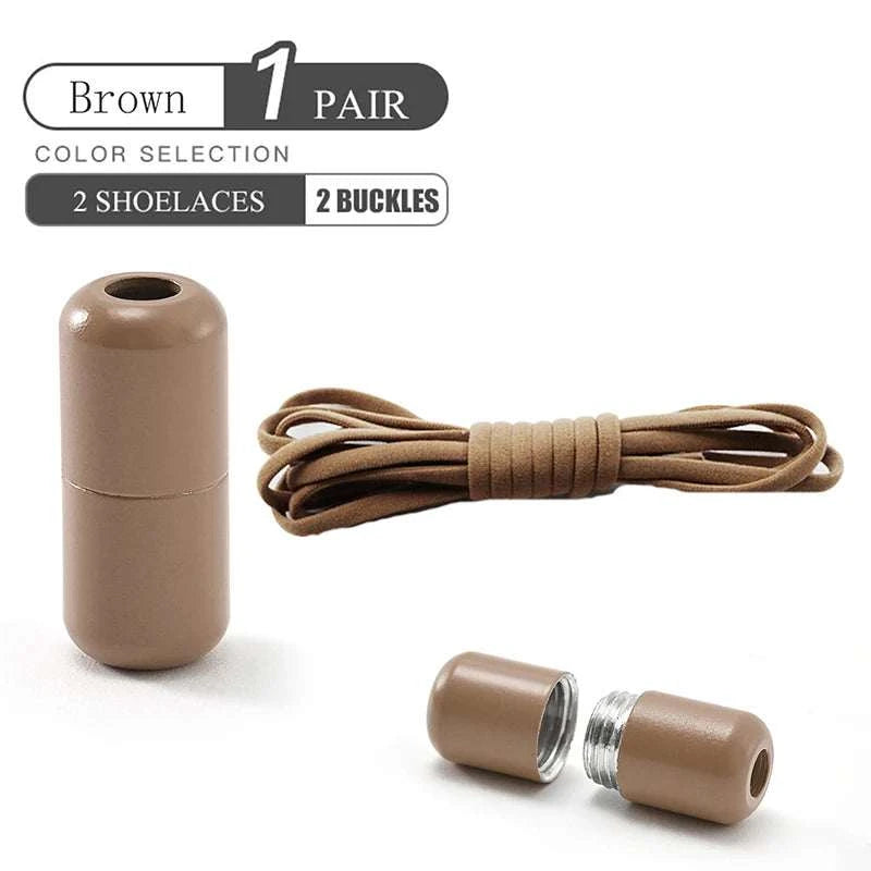 No Tie Shoelaces with Metal Lock for Sneakers by DropShop