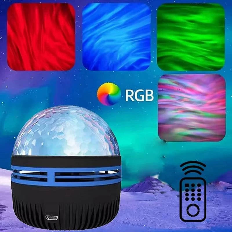 Galaxy Star Projector LED Ocean Wave Night Light by DropShop