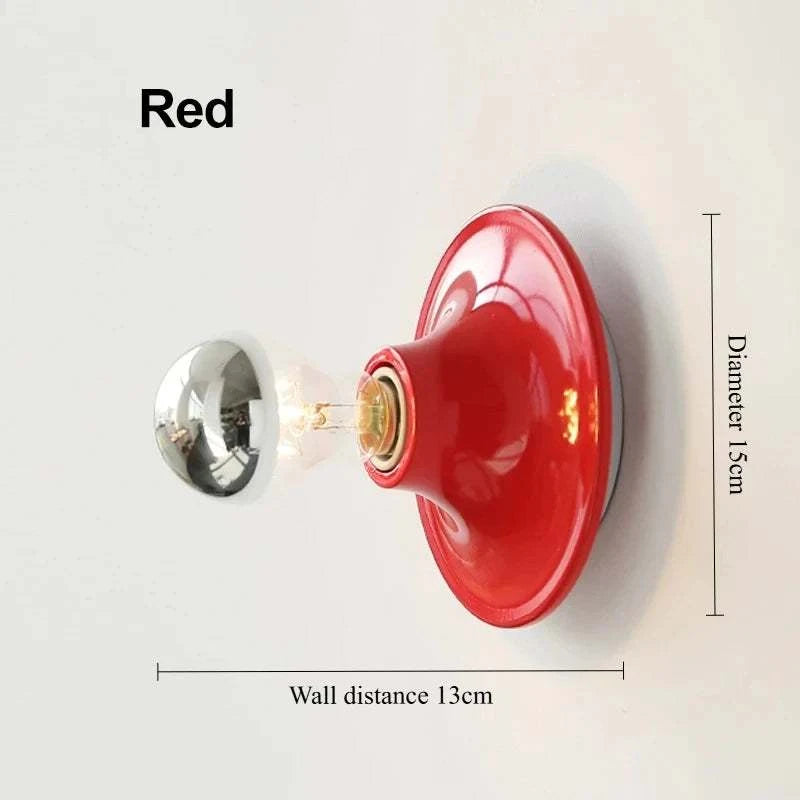 Iron Retro Wall Bedside Lamp by DropShop