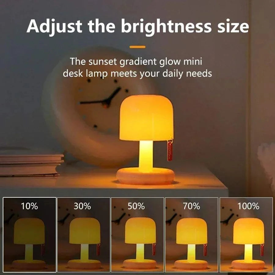 USB Sunset Mushroom Night Light by DropShop