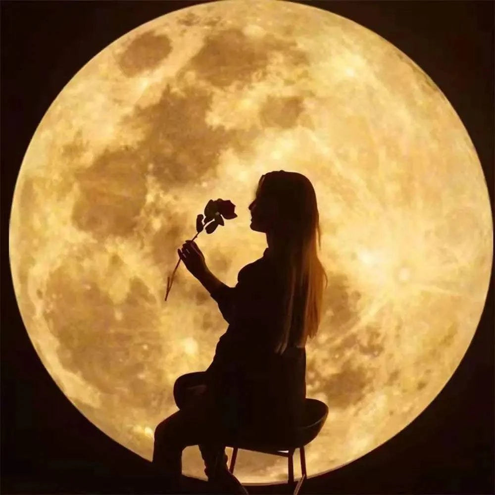 Moon Earth Projection Lamp Galaxy Ambient Night Light