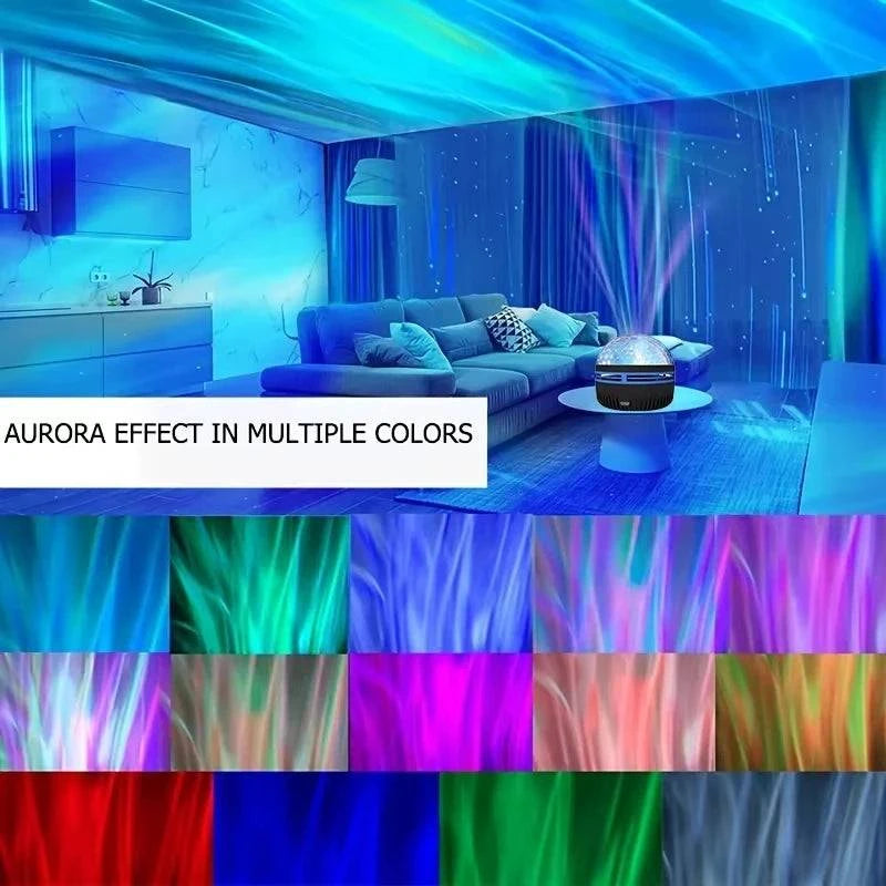 Galaxy Star Projector LED Ocean Wave Night Light by DropShop