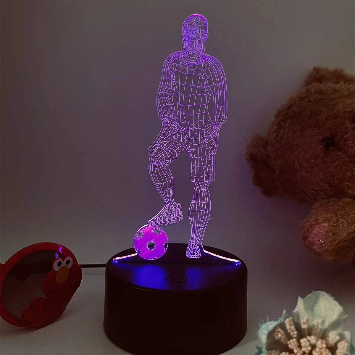 Football 3D Night Lamps LED Touch Illusion Light Decor