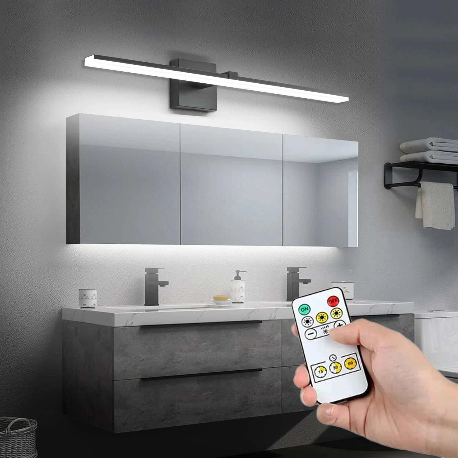 LED Wall Lamp With Remote by DropShop