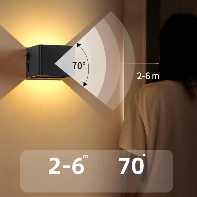 Magnetic Motion Sensor Wall Lamp by DropShop