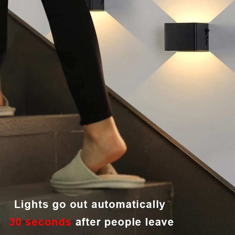 Magnetic Motion Sensor Wall Lamp by DropShop