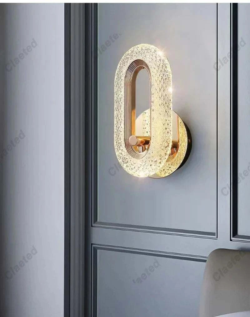 Crystal LED Wall Lamp by DropShop