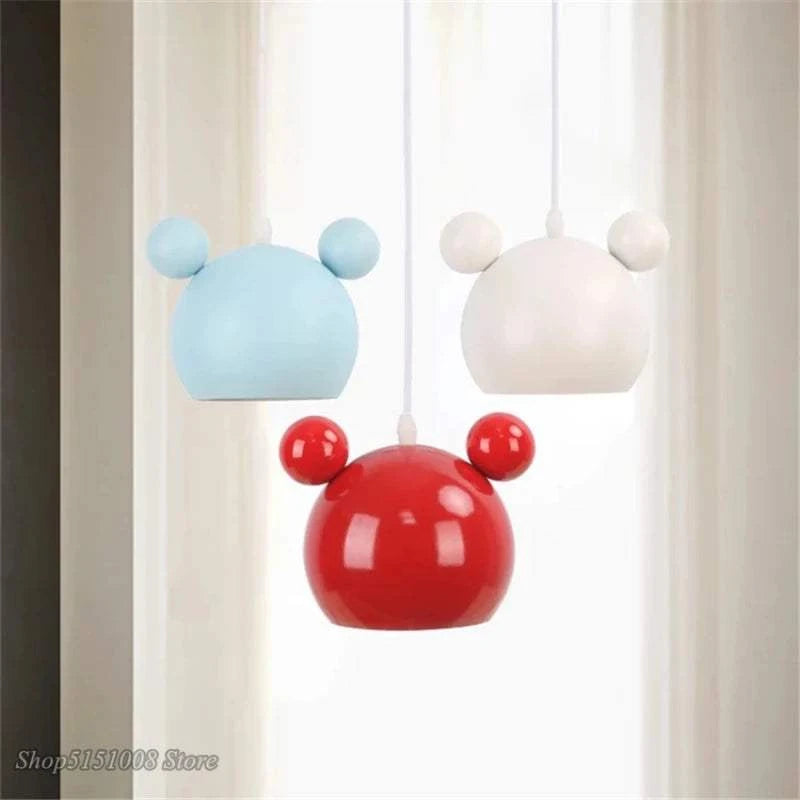 Mickey LED Kids Pendant Light Ceiling Bedroom Lamp