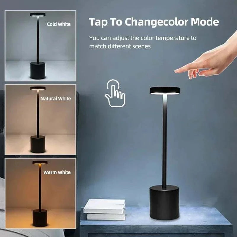 Rechargeable Touch Table Lamp Portable LED Light