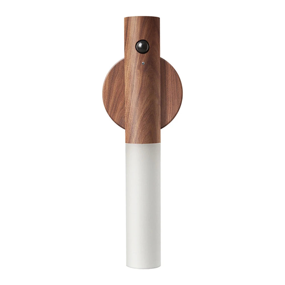 Magnetic PIR LED Wood Light by DropShop