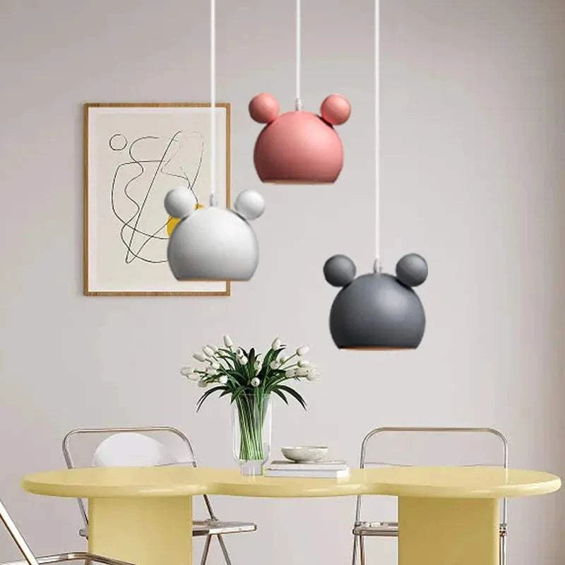 Mickey LED Kids Pendant Light Ceiling Bedroom Lamp